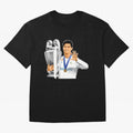Ronaldo Throphy Oversized T-Shirt Build FIFA World Cup 2026 Celebrating Mbappe and Neymar, Argentina and Brazil Energy, Classic Soccer Heritage, Championship Pressure, Fan Loyalty and International Pride; Ideal for Fans Who Follow Messi, Cristiano