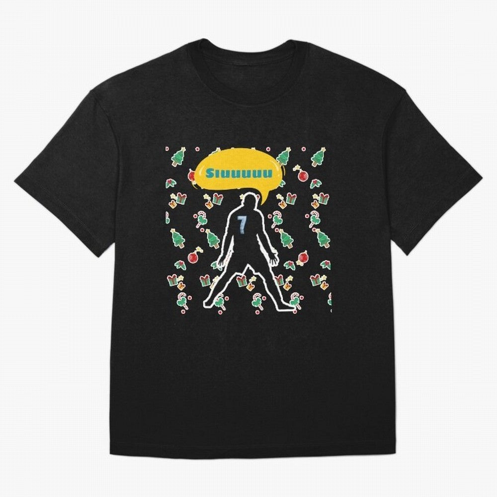 Siuuu christmas CR7 Oversized T-Shirt Honor FIFA World Cup 2026 Group Stage Spirit, Celebrating Germany, Neymar, Stadium Chants, National Pride, Trophy Dreams and Unforgettable Football Memories; Great for Watch Parties, Sports Bars, Family Nights,