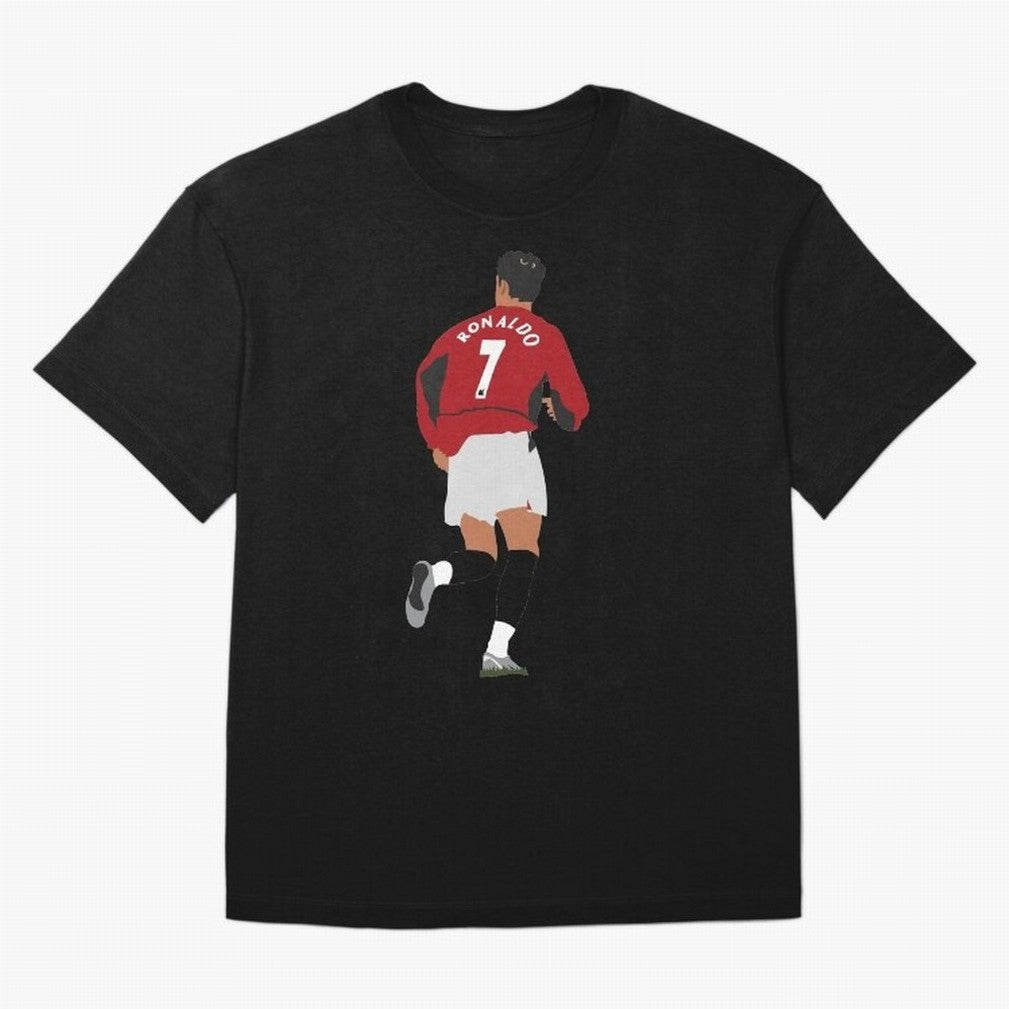 Ronaldo - Man Utd - 2004 Oversized T-Shirt Represent Fans Who Live for FIFA World Cup 2026 Group Stage Featuring Messi, CR7 and Mbappe, Brazil Energy, Goal Celebration Energy, Supporter Heritage, Football Icons and Worldwide Tournament Joy; Created
