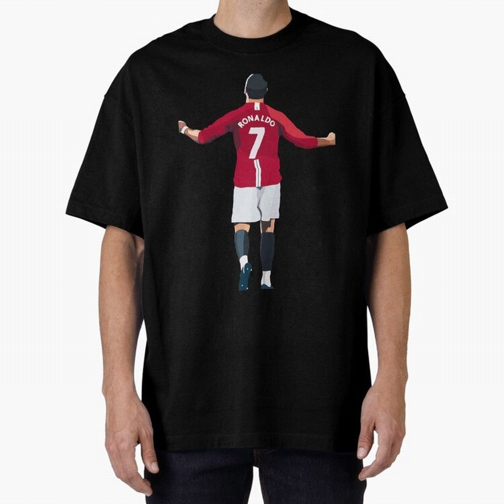 Legend Cristiano Ronaldo Oversized T-Shirt Honor the Football Icons of FIFA World Cup 2026 Group Stage Spirit, Featuring Portugal, Spain and Germany, Cristiano Ronaldo, Sports Nostalgia, International Competition, Famous Players and Unforgettable