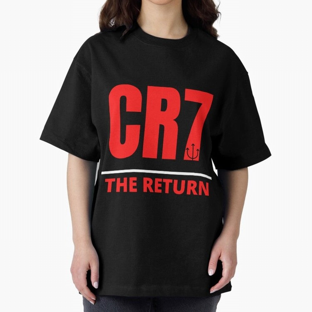 The Return of Cristiano Ronaldo to Manchester United - CR7 Oversized T-Shirt Keep Football History Alive during the FIFA World Cup 2026 Journey through CR7 Highlights, Argentina and Brazil Pride, Game Day Rituals, Football Legends, Country Pride