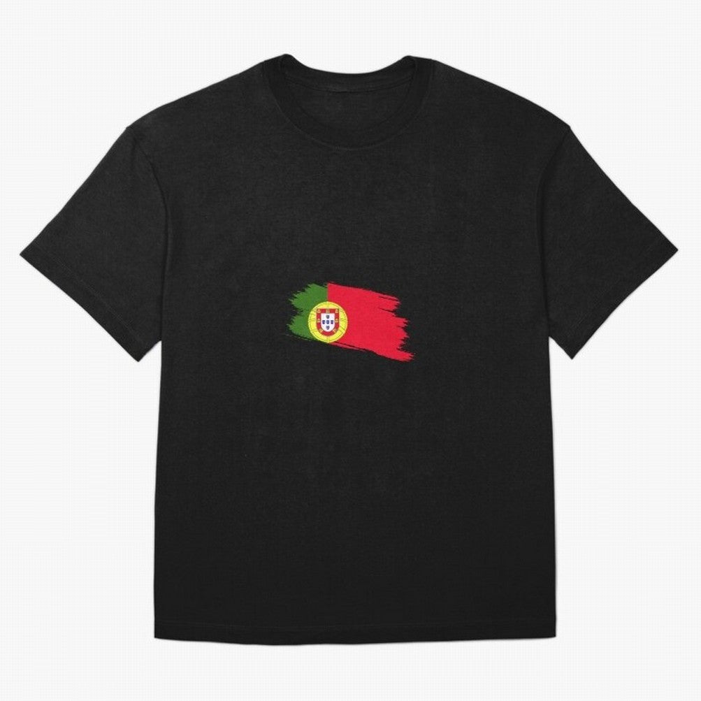Portugal Oversized T-Shirt Carry the Colors and Pride of Match Day Hype around FIFA World Cup 2026 USA Canada Mexico, Messi, Neymar and Mbappe, Portugal, Championship Spirit, Famous Goals, Roaring Crowds and International Football Unity; Perfect