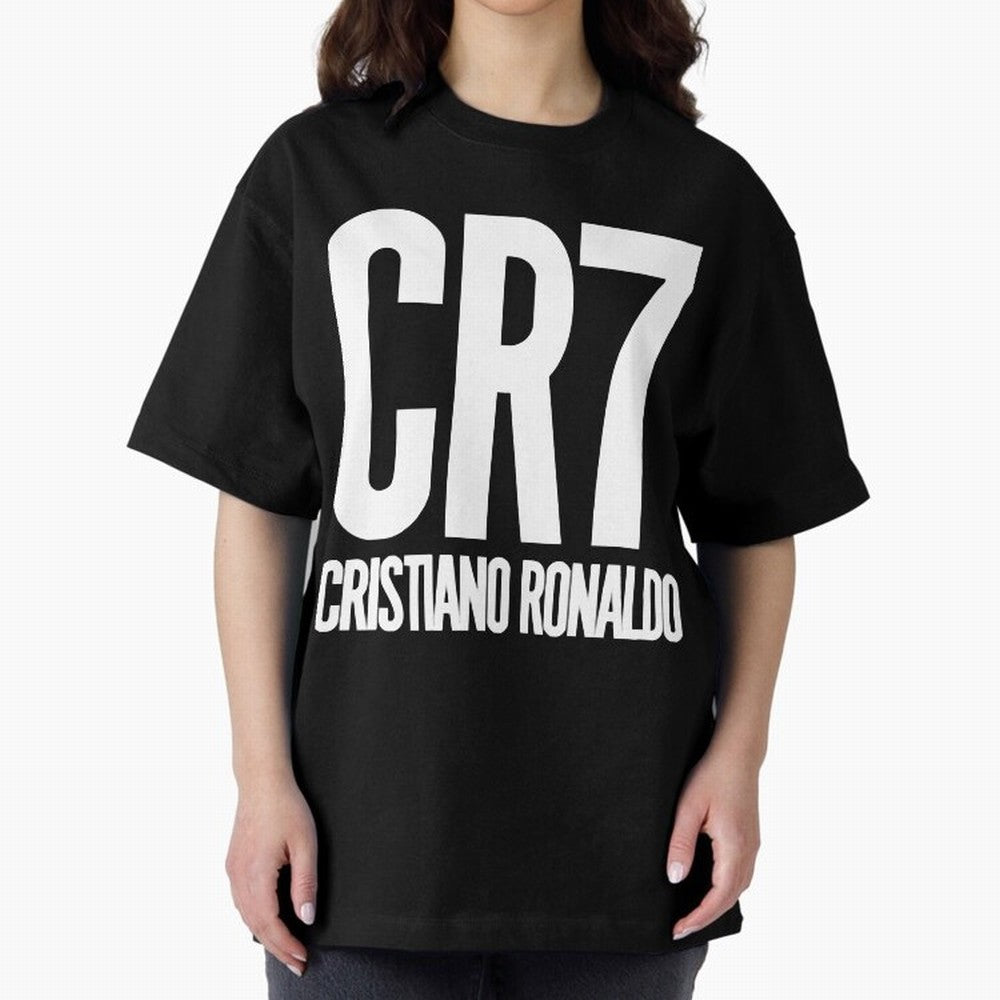 CR7 Cristiano Ronaldo Oversized T-Shirt Experience the Global Stage of Match Day Hype around FIFA World Cup 2026 USA Canada Mexico, Cristiano Ronaldo, Haaland and CR7, Spain, Global Supporter Spirit, Legendary Goals, National Colors and Tournament