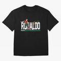 Cristiano Ronaldo Portugal Jersey -Last World Cup 2 Vintage Style Oversized T-Shirt Bring World Football Passion into FIFA World Cup 2026 for Fans of CR7 and Messi and Portugal, Bringing Goal Celebration Energy, Supporter Heritage, Football Icons