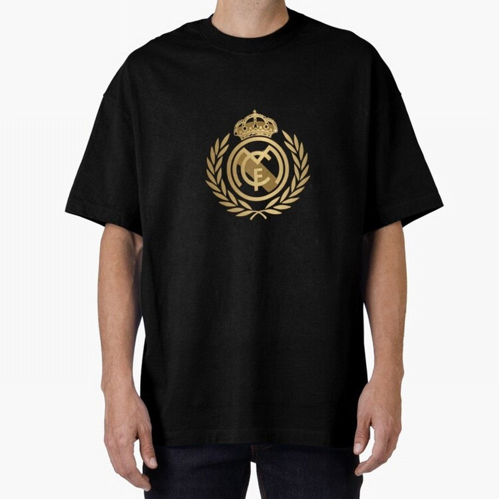 REAL MADRID GOLDEN Oversized T-Shirt Join FIFA World Cup 2026 USA Canada Mexico Spirit, Driven by Germany, Messi, Neymar and Mbappe, Soccer Culture, Superstar Moments, National Team Dreams and Competitive Fire; Perfect for Supporters Who Want Bold