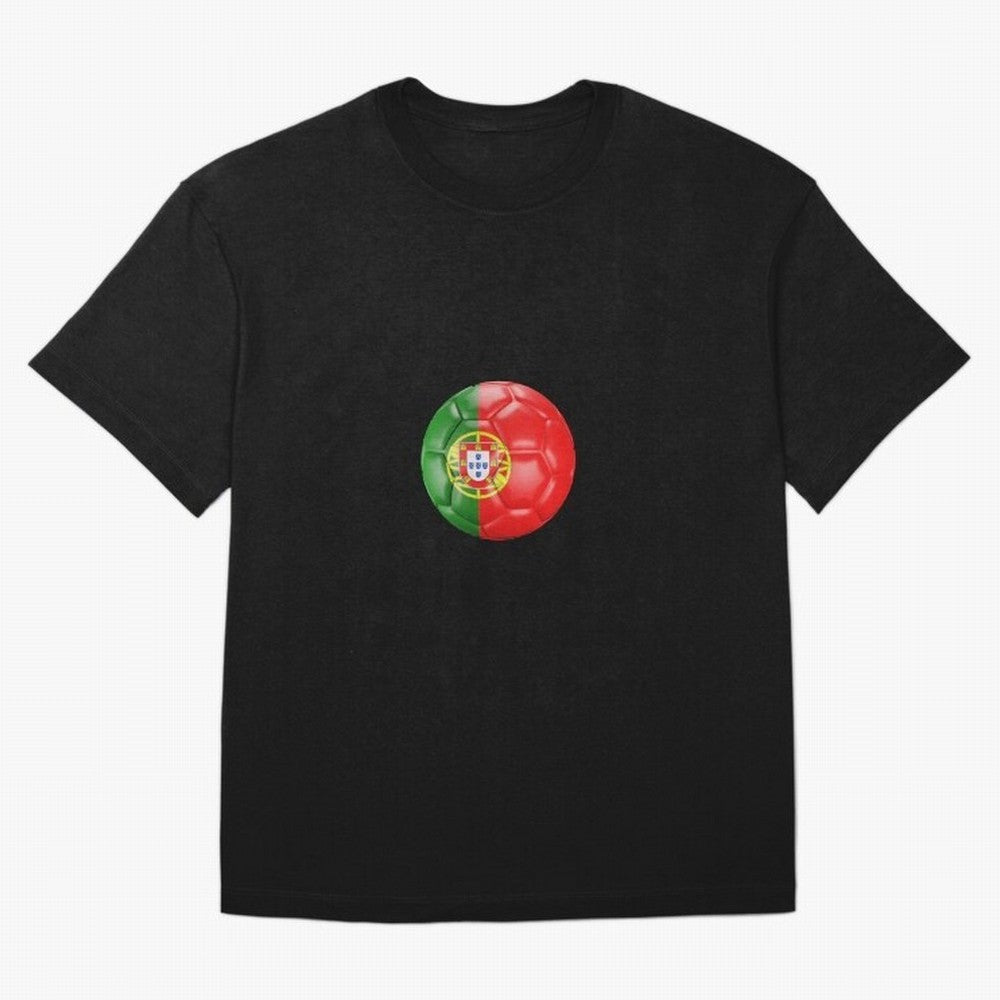 Portugal Oversized T-Shirt Get Ready for FIFA World Cup 2026 USA Canada Mexico with Cristiano Ronaldo, Argentina, France and Brazil Energy, Retro Football Energy, Iconic Rivalries, Trophy Chase Drama and Stadium Atmosphere; Perfect for Fans,