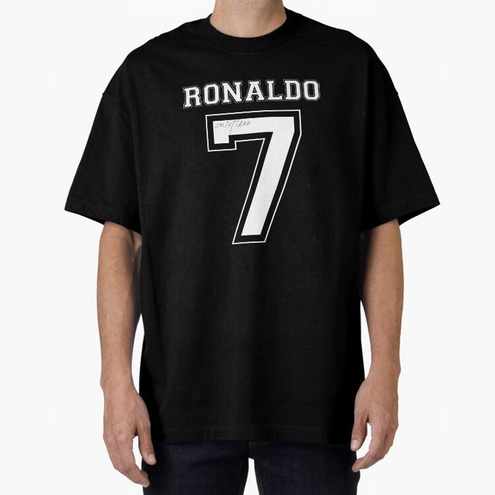 Cristiano Ronaldo Oversized T-Shirt Feel International Energy from FIFA World Cup 2026 USA Canada Mexico Spirit, Centered on Portugal, Spain and Germany, Messi, CR7 and Mbappe, Game Day Rituals, Football Legends, Country Pride and the Road to the