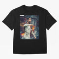 Wallpaper Cristiano Ronaldo Oversized T-Shirt Show Match Day Excitement for Match Day Hype around FIFA World Cup 2026, Mbappe and Neymar, Argentina and Brazil, Game Day Rituals, Football Legends, Country Pride and the Road to the Final; Great for