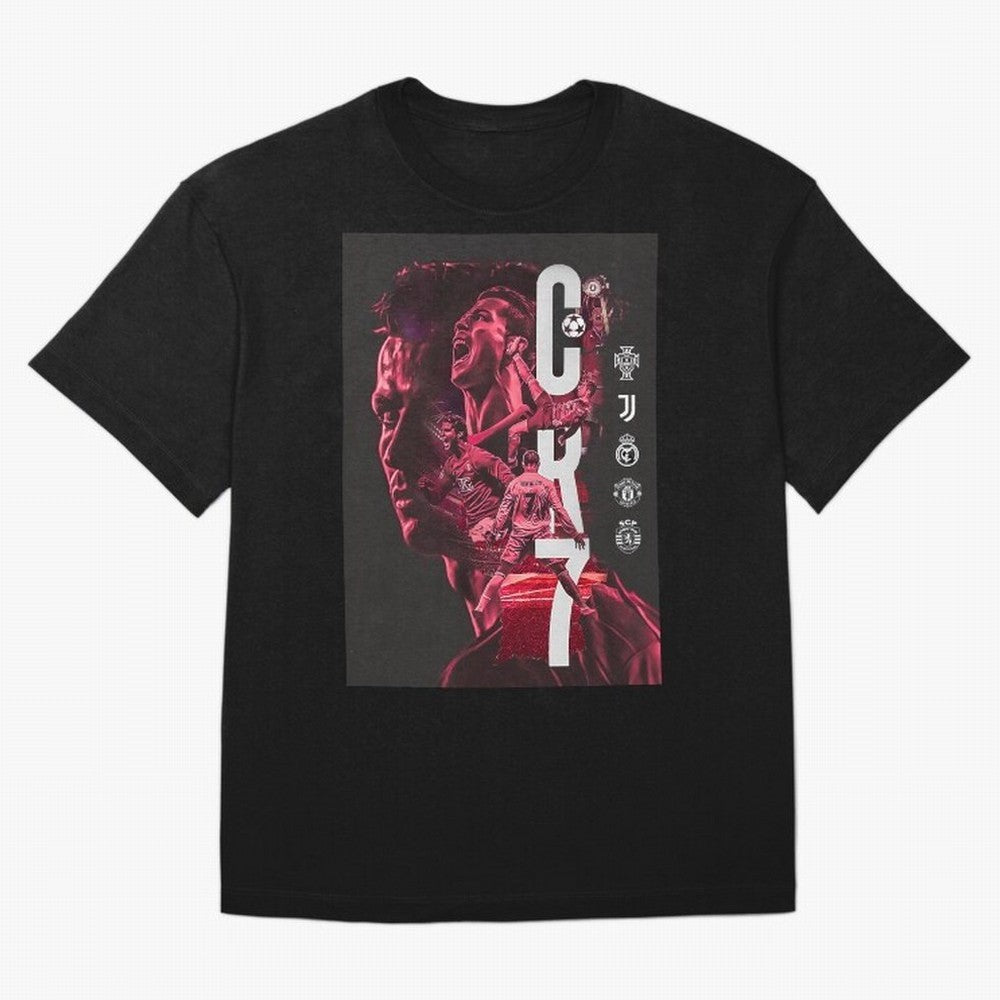 CR7 Oversized T-Shirt Honor the Football Icons of FIFA World Cup 2026 USA Canada Mexico Capturing Neymar, Argentina Energy, Retro Football Energy, Iconic Rivalries, Trophy Chase Drama and Stadium Atmosphere; Perfect for Fans, Collectors, Family