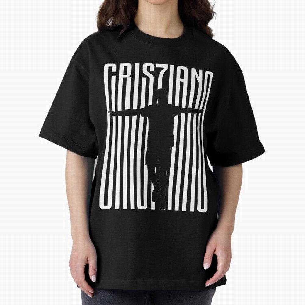Cristiano Ronaldo Oversized T-Shirt Honor the Football Icons of FIFA World Cup 2026 Group Stage Celebrating Neymar, Haaland and Cristiano Ronaldo, Argentina, France and Brazil Energy, Supporter Pride, Iconic Celebrations, Legendary Names and Global