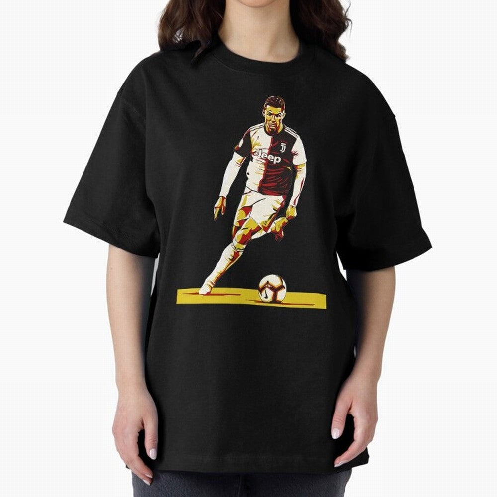 Cristiano Ronaldo Oversized T-Shirt Join Supporters Worldwide for FIFA World Cup 2026 USA Canada Mexico Spirit, with Spain, Neymar, Football History, Final Match Energy, Crowd Noise and Once in a Lifetime Moments; Perfect for Supporters Who Want