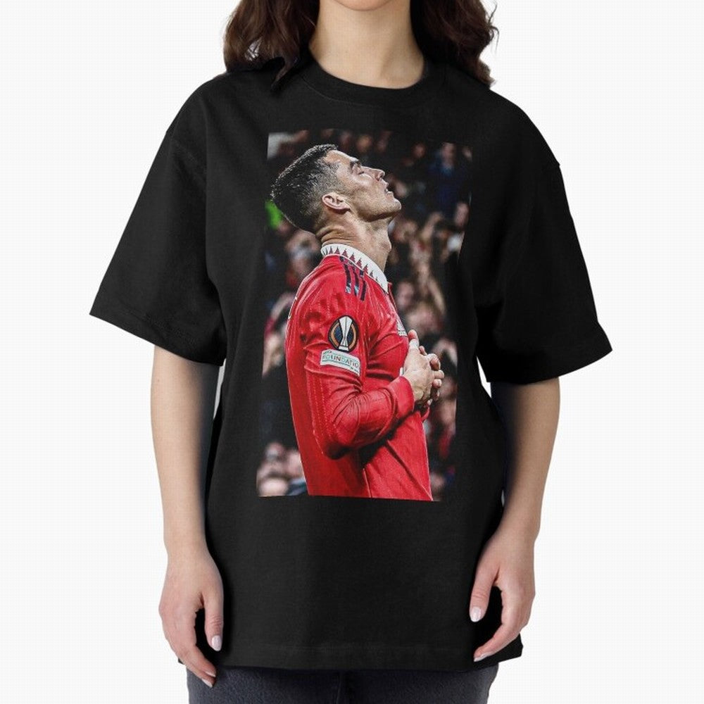 Cristiano Ronaldo CR7 Oversized T-Shirt Stand Out with Spirit from Global Football Passion for FIFA World Cup 2026 Group Stage, Made for Cristiano Ronaldo, France and Portugal, Match Day Excitement, Supporter Culture, Golden Goals and Global