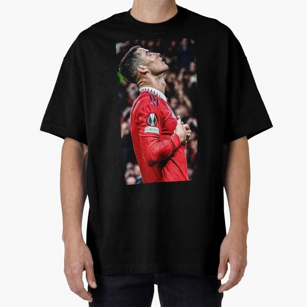 Cristiano Ronaldo CR7 Oversized T-Shirt Stand Out with Spirit from Global Football Passion for FIFA World Cup 2026 Group Stage, Made for Cristiano Ronaldo, France and Portugal, Match Day Excitement, Supporter Culture, Golden Goals and Global