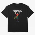 Cristiano Ronaldo Portugal Jersey -The Farewell Oversized T-Shirt Feel the Heartbeat of FIFA World Cup 2026 USA Canada Mexico Featuring Messi, CR7 and Mbappe, Brazil, Portugal and Argentina Energy, Vintage Soccer Flavor, Modern Football Stars,