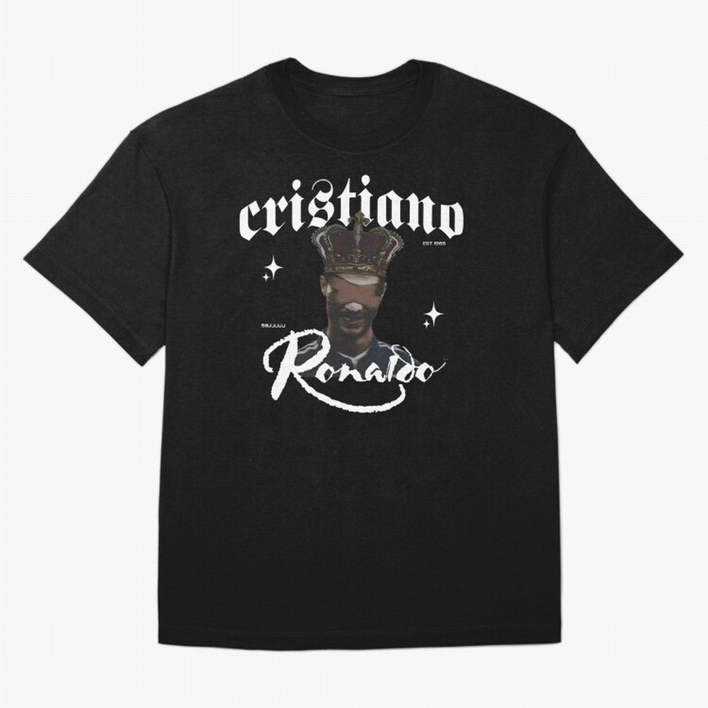 CR7 King edition Oversized T-Shirt Join the Countdown to Match Day Hype around FIFA World Cup 2026, Mbappe and Neymar, Brazil, Portugal and Argentina, Soccer Culture, Superstar Moments, National Team Dreams and Competitive Fire; Built for