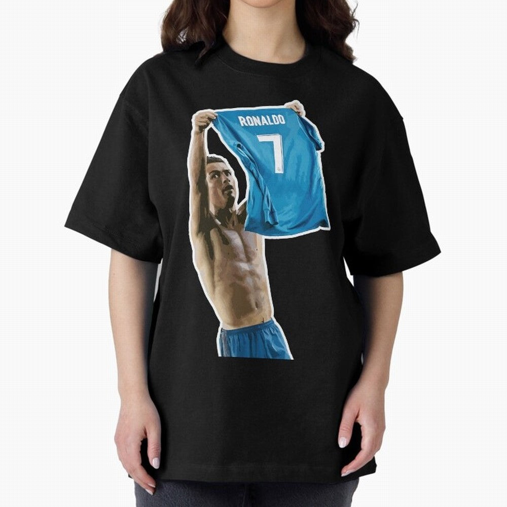 Cristiano Ronaldo Oversized T-Shirt Carry FIFA World Cup 2026 USA Canada Mexico Centered on Neymar, Haaland and Cristiano Ronaldo, England, France and Netherlands Energy, Football Festival Excitement, Trophy Ambitions, Country Rivalries and Star