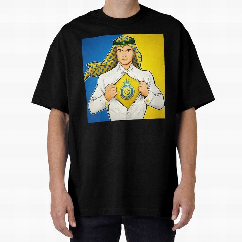 Al Nassr Cr7 Oversized T-Shirt Bring Global Tournament Vibes to FIFA World Cup 2026 Featuring Cristiano Ronaldo, Argentina, France and Brazil Energy, Worldwide Fan Energy, Dramatic Goals, Stadium Lights and Championship Celebrations; Created for