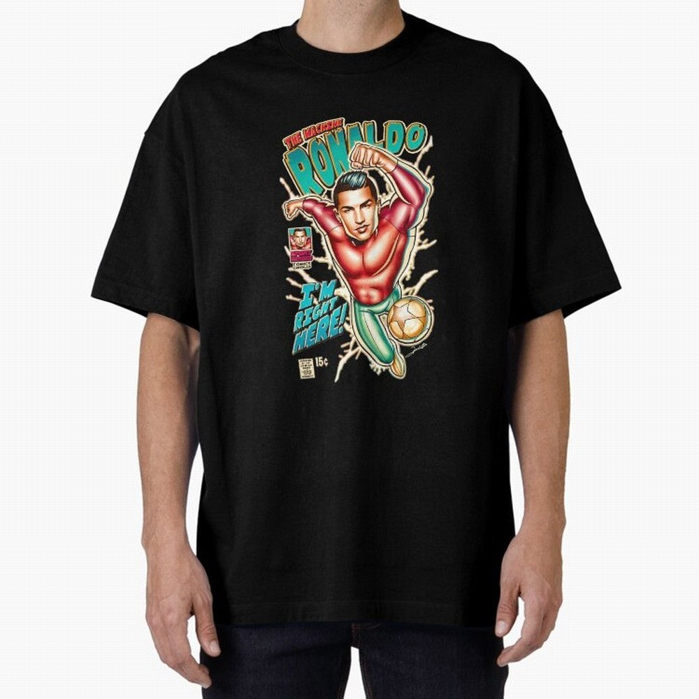 Cristiano Ronaldo CR7 Cristiano Ronaldo Oversized T-Shirt Carry the Dream of Global Football Passion for FIFA World Cup 2026 USA Canada Mexico, Inspired by Cristiano Ronaldo, Haaland and CR7, Argentina, Football History, Final Match Energy, Crowd