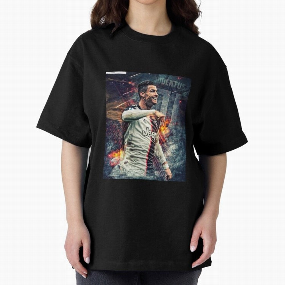 Wallpaper Cristiano Ronaldo Oversized T-Shirt Create FIFA World Cup 2026 Spirit, Connected to England, Neymar, Haaland and Cristiano Ronaldo, Classic Soccer Heritage, Championship Pressure, Fan Loyalty and International Pride; Great for Supporters