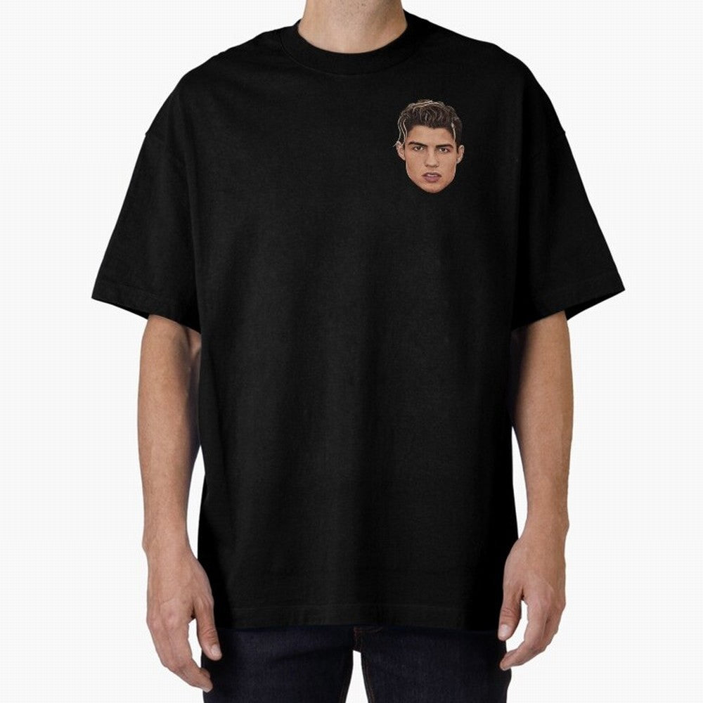 Cristiano Oversized T-Shirt Remember the FIFA World Cup 2026 USA Canada Mexico Journey through Messi, CR7 and Mbappe Highlights, Portugal Pride, Vintage Soccer Flavor, Modern Football Stars, National Flags and Final Night Emotion; Ideal for Fans