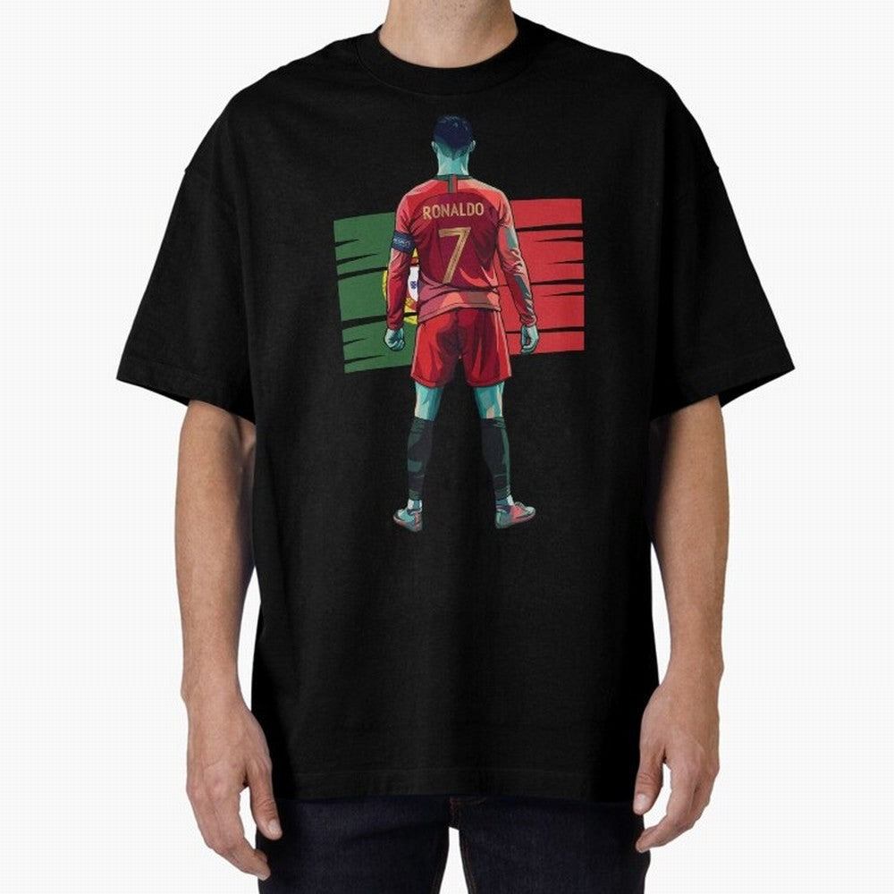 Cristiano Ronaldo Oversized T-Shirt Make Every Kick Count in the FIFA World Cup 2026 USA Canada Mexico Journey through Messi Highlights, England, France and Netherlands Pride, Global Supporter Spirit, Legendary Goals, National Colors and Tournament