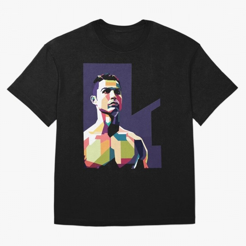 Ronaldo Cristiano Ronaldo Oversized T-Shirt Honor Match Day Hype around FIFA World Cup 2026, Haaland and Mbappe, France, Sports Nostalgia, International Competition, Famous Players and Unforgettable Victories; Perfect for Fans, Collectors, Family