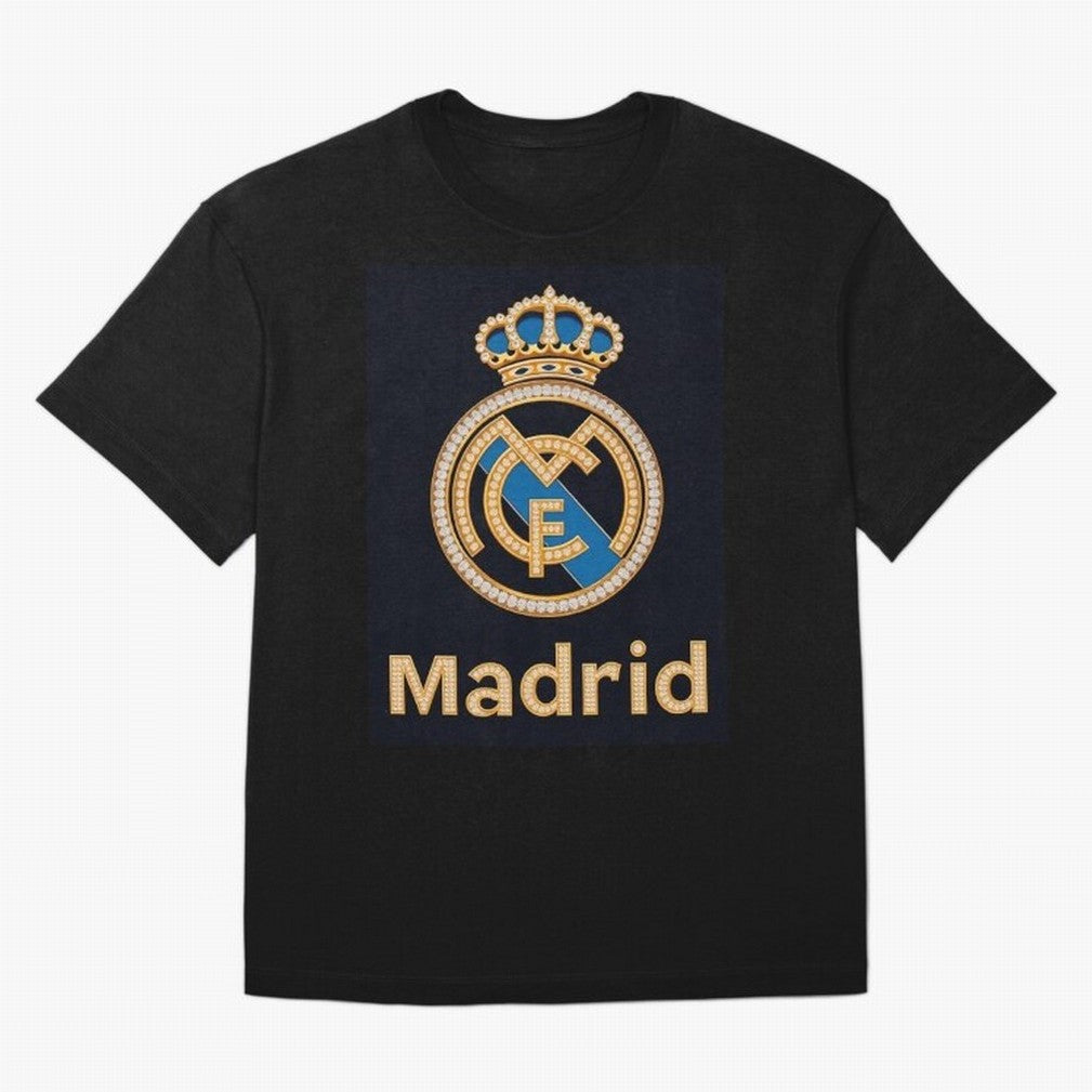 Madrid Oversized T-Shirt Celebrate Rivalries and Pride in FIFA World Cup 2026 Group Stage Filled with Messi, CR7 and Mbappe, Brazil Energy, Stadium Chants, National Pride, Trophy Dreams and Unforgettable Football Memories; Great for Supporters Who