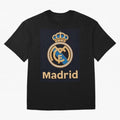 Madrid Oversized T-Shirt Celebrate Rivalries and Pride in FIFA World Cup 2026 Group Stage Filled with Messi, CR7 and Mbappe, Brazil Energy, Stadium Chants, National Pride, Trophy Dreams and Unforgettable Football Memories; Great for Supporters Who