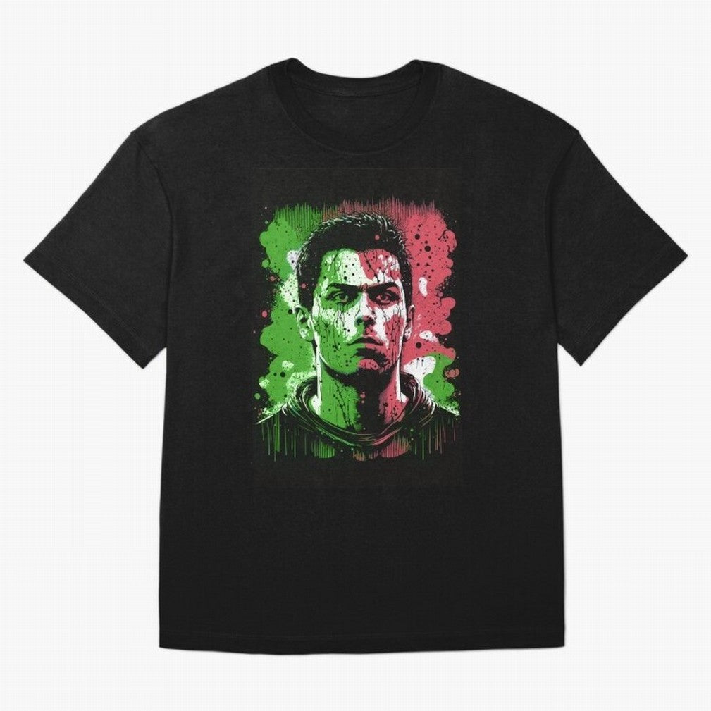 Cristiano Ronaldo Oversized T-Shirt Bring World Football Passion into FIFA World Cup 2026 Spirit, Connected to Germany, Mbappe, Fan Favorite Moments, National Team Passion, Big Match Drama and Soccer History; Created for Match Day Parties, Soccer