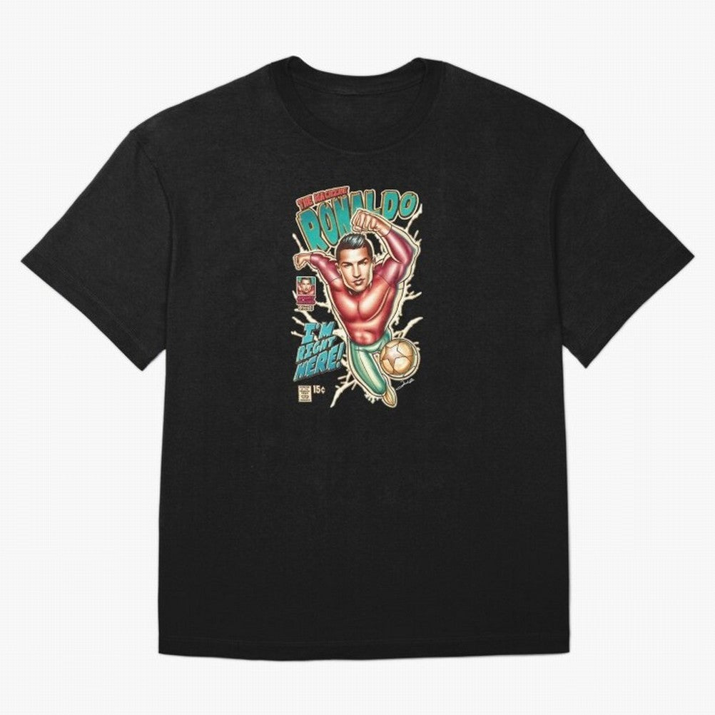 The Machine Ronaldo Oversized T-Shirt Turn Up for FIFA World Cup 2026 for Fans of Messi and Cristiano Ronaldo and England, Bringing Football Passion, Legendary Performances, Festival Vibes and Supporter Community; Ideal for Football Dads, Football