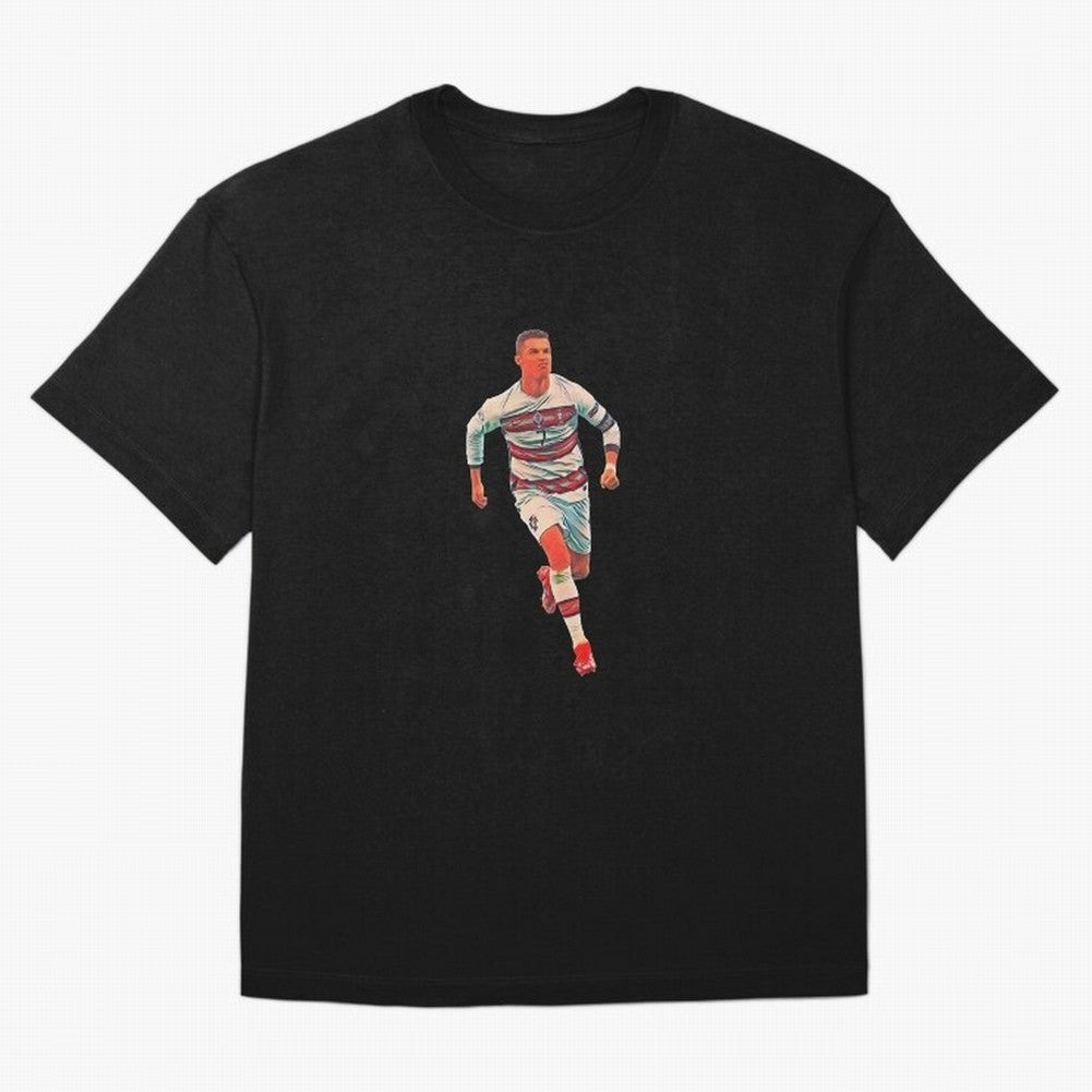 a gread celebration from the goat Oversized T-Shirt Celebrate Global Passion for FIFA World Cup 2026 Centered on Messi and Cristiano Ronaldo, Spain Energy, Worldwide Fan Energy, Dramatic Goals, Stadium Lights and Championship Celebrations; Ideal