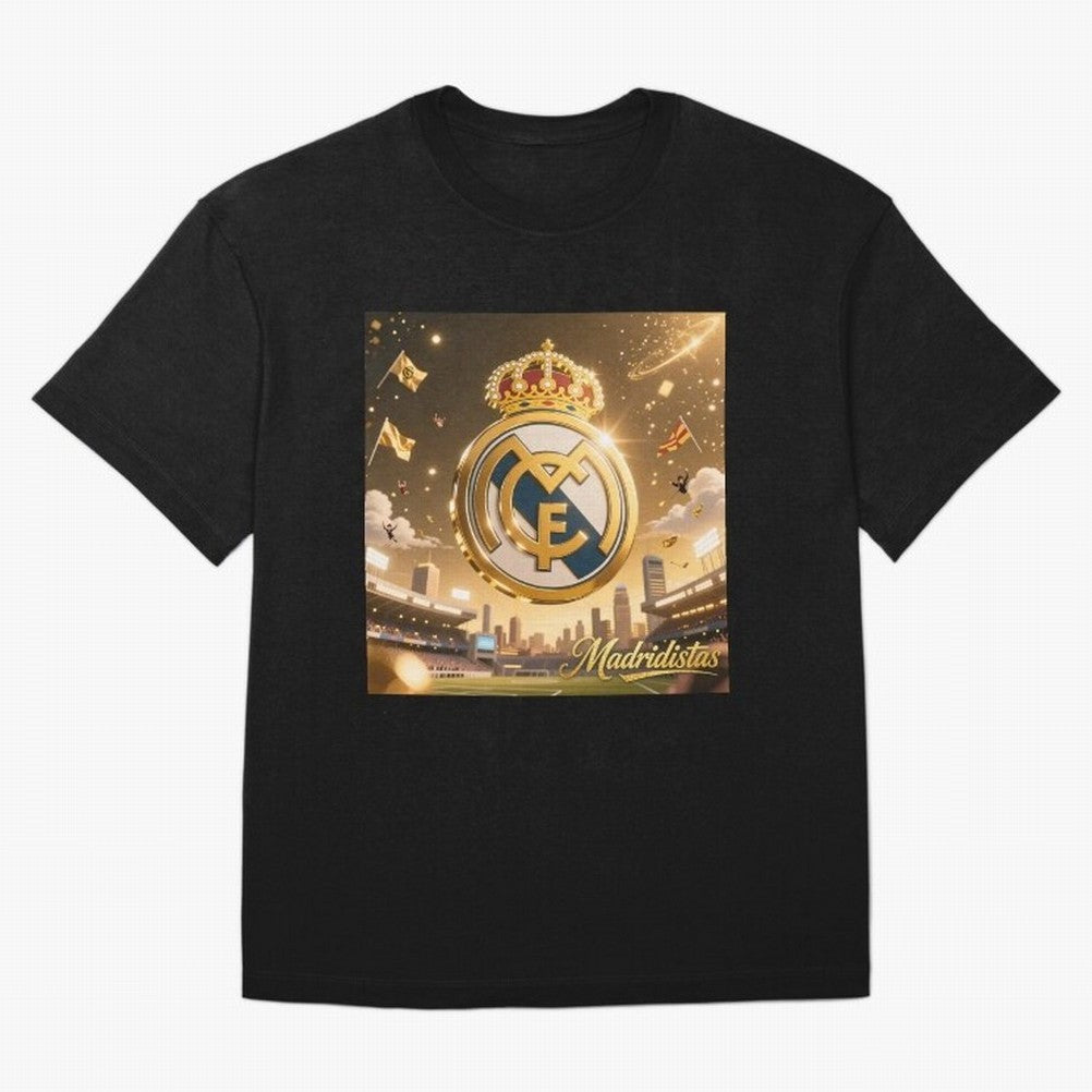 Madridistas Oversized T-Shirt Make Memories around FIFA World Cup 2026 Centered on Haaland, Spain Energy, Worldwide Fan Energy, Dramatic Goals, Stadium Lights and Championship Celebrations; Perfect for Supporters Who Want Bold Football Energy,