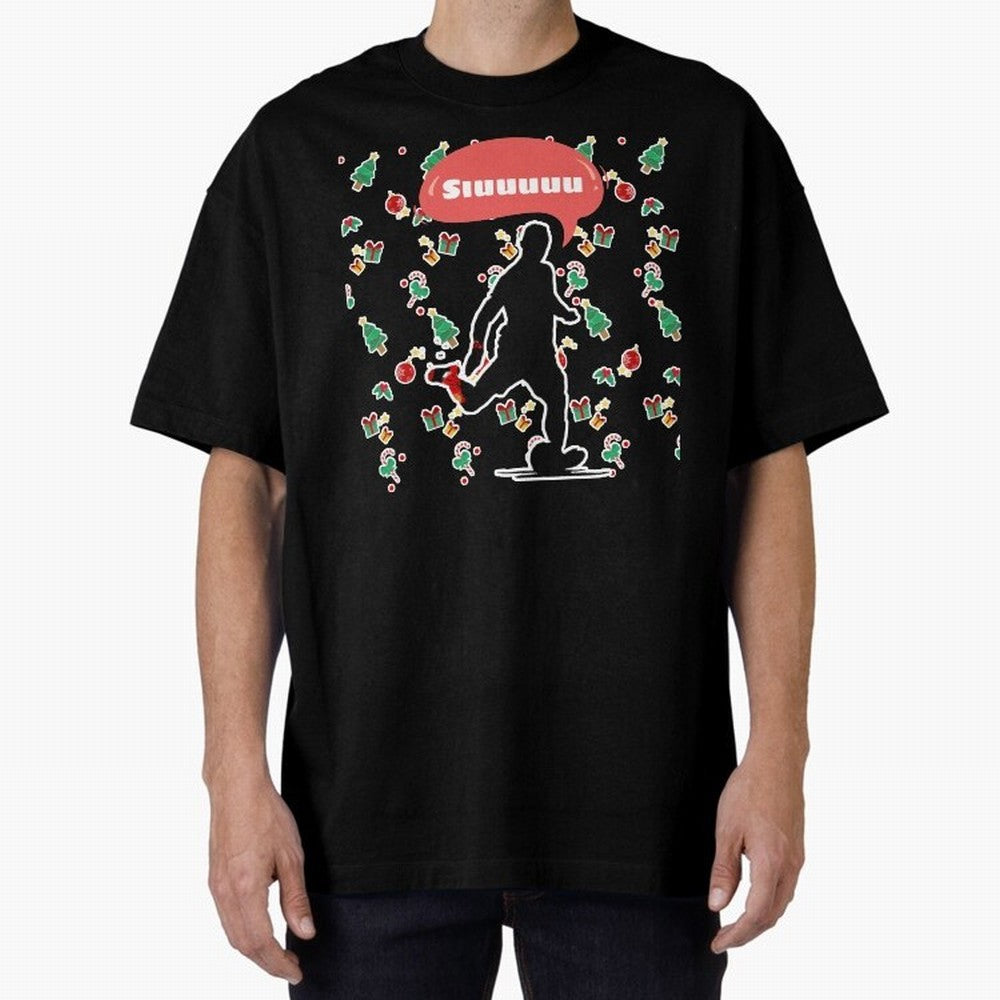 Christmas siuuu CR7 goal Oversized T-Shirt Capture FIFA World Cup 2026 for Fans of Messi, Neymar and Mbappe and Netherlands, Bringing Soccer Culture, Superstar Moments, National Team Dreams and Competitive Fire; Ideal for Fans Who Follow Messi,