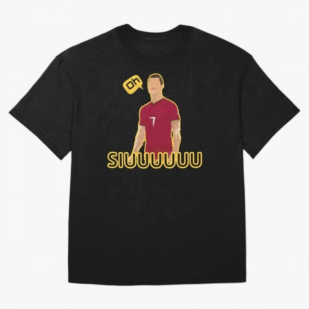 Oh siuuu CR7 funny Oversized T-Shirt Make Every Match About FIFA World Cup 2026 USA Canada Mexico for Fans of Neymar and Argentina, France and Brazil, Bringing Game Day Rituals, Football Legends, Country Pride and the Road to the Final; Great for