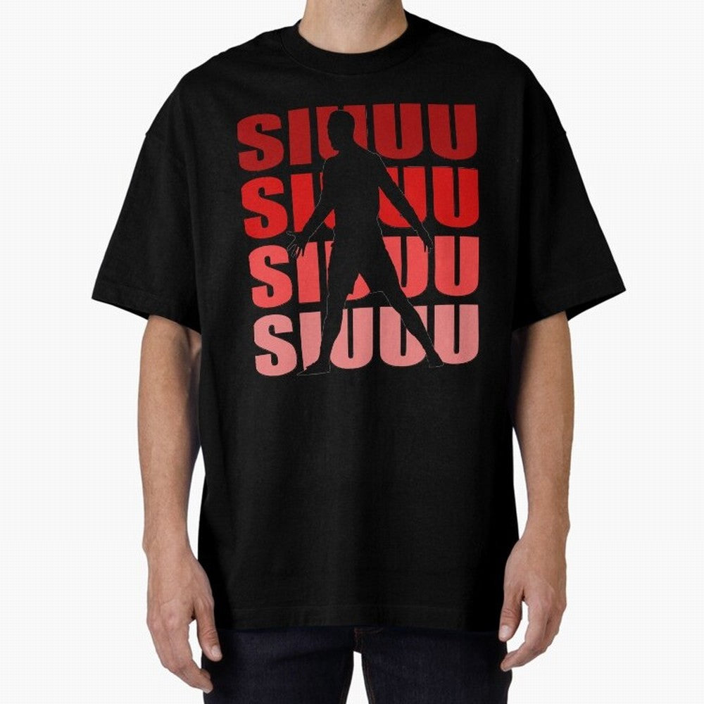 cristiano ronaldo siuuu Oversized T-Shirt Feel the Roar of FIFA World Cup 2026 Built around Neymar, Haaland and Cristiano Ronaldo, Spain and Netherlands Energy, Match Day Excitement, Supporter Culture, Golden Goals and Global Football Passion;
