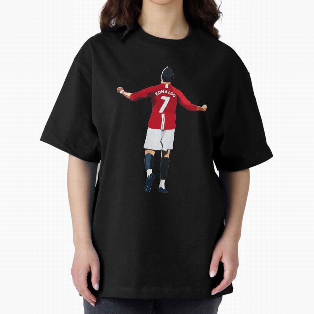 Cristiano Ronaldo Oversized T-Shirt Bring Match Day Fire to FIFA World Cup 2026 for Fans of Neymar and Netherlands, Bringing Game Day Rituals, Football Legends, Country Pride and the Road to the Final; Ideal for Fans Who Follow Messi, Cristiano