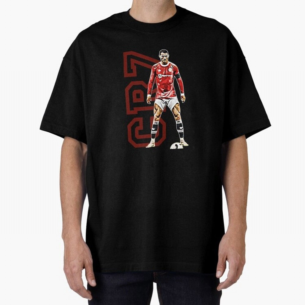 Cr7 Oversized T-Shirt Celebrate the Next Chapter of FIFA World Cup 2026 Group Stage Connected to Messi, CR7 and Mbappe, Spain and Netherlands Energy, Worldwide Fan Energy, Dramatic Goals, Stadium Lights and Championship Celebrations; Perfect for