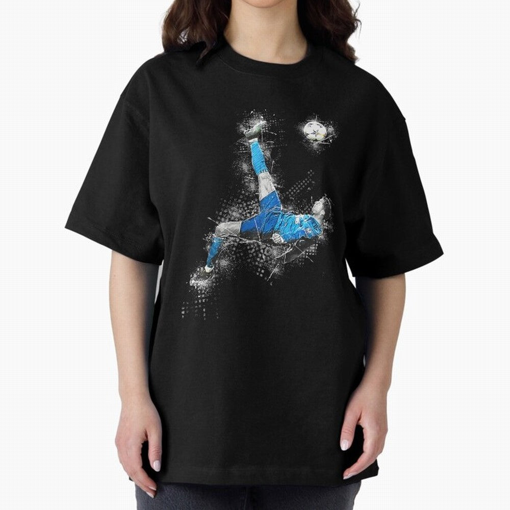 Cristiano Ronaldo Oversized T-Shirt Turn Football Passion into FIFA World Cup 2026 Highlighting Cristiano Ronaldo, France Energy, Game Day Rituals, Football Legends, Country Pride and the Road to the Final; Perfect for Fans, Collectors, Family