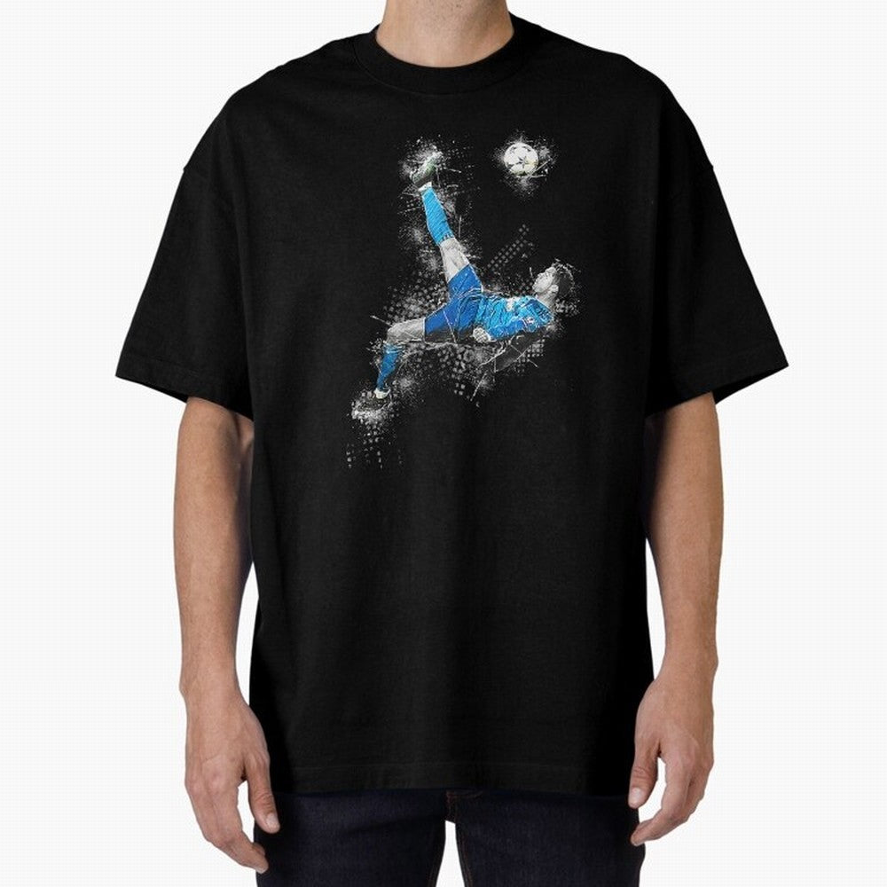Cristiano Ronaldo Oversized T-Shirt Turn Football Passion into FIFA World Cup 2026 Highlighting Cristiano Ronaldo, France Energy, Game Day Rituals, Football Legends, Country Pride and the Road to the Final; Perfect for Fans, Collectors, Family