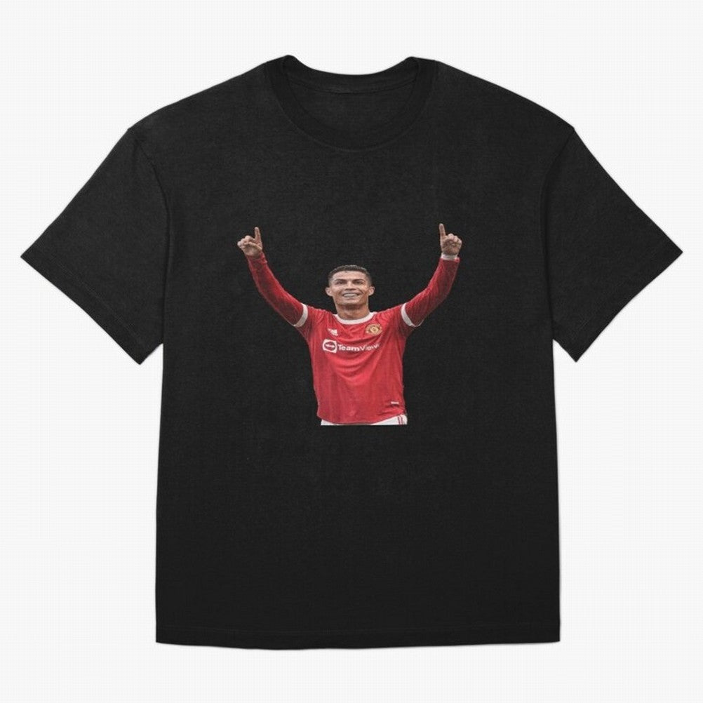 Crisitano Ronaldo Manchester United Oversized T-Shirt Back the Journey through the FIFA World Cup 2026 USA Canada Mexico Journey through Mbappe and Neymar Highlights, Argentina Pride, Supporter Pride, Iconic Celebrations, Legendary Names and Global