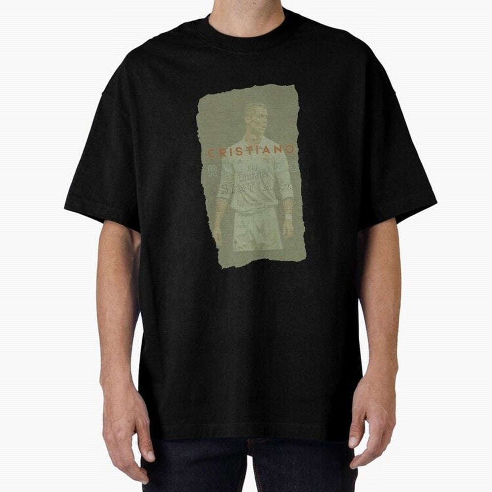 Classic Cristiano Ronaldo Oversized T-Shirt Follow Match Day Hype around FIFA World Cup 2026, Mbappe, Netherlands, Fan Favorite Moments, National Team Passion, Big Match Drama and Soccer History; Perfect for Supporters Who Want Bold Football