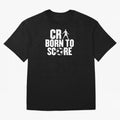 Cr7 Born To Score Oversized T-Shirt Keep Football History Alive during Match Day Hype around FIFA World Cup 2026 USA Canada Mexico, Cristiano Ronaldo, Haaland and CR7, England, Football History, Final Match Energy, Crowd Noise and Once in a