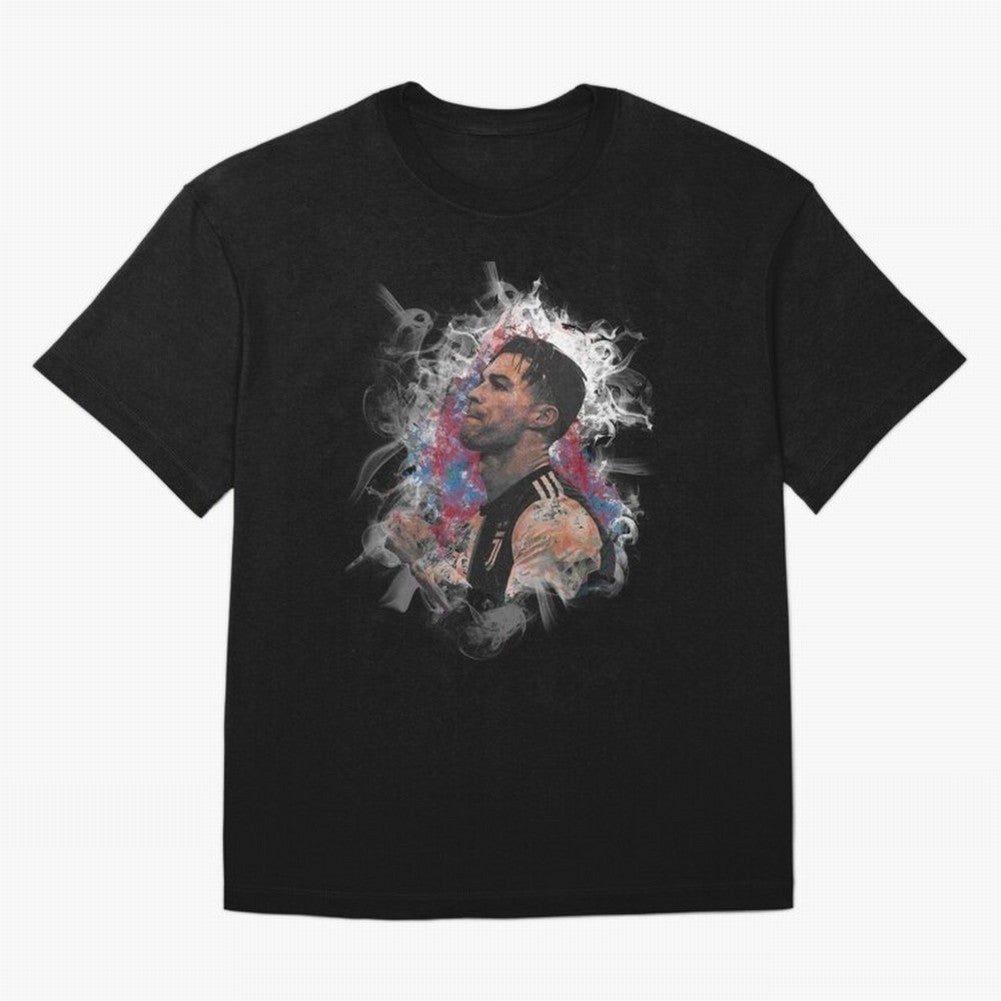 Cristiano Ronaldo pop art painting of ronaldo Oversized T-Shirt Embrace FIFA World Cup 2026 Spirit, Built around France, Messi, Vintage Soccer Flavor, Modern Football Stars, National Flags and Final Night Emotion; Perfect for Supporters Who Want