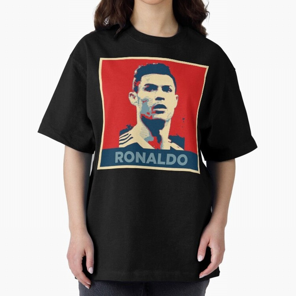 Cristiano Ronaldo Obama Style Oversized T-Shirt Discover Match Day Hype around FIFA World Cup 2026, Cristiano Ronaldo, Haaland and CR7, England, France and Netherlands, Classic Soccer Heritage, Championship Pressure, Fan Loyalty and International