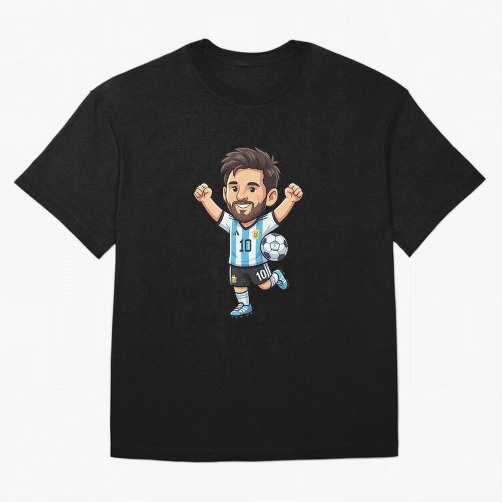 Cute Football Champion Cartoon Design Oversized T-Shirt Feel the Heartbeat of FIFA World Cup 2026 Group Stage Spirit, Driven by England, CR7, Tournament Hype, Historic Matchups, Family Viewing Parties and Global Sports Pride; Ideal for Fans Who