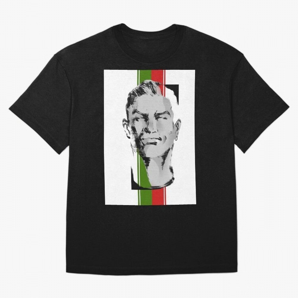 Cristiano Oversized T-Shirt Carry the Colors and Pride of Global Football Passion for FIFA World Cup 2026 USA Canada Mexico, Centered on Haaland, Germany, Football Festival Excitement, Trophy Ambitions, Country Rivalries and Star Player Buzz; Made