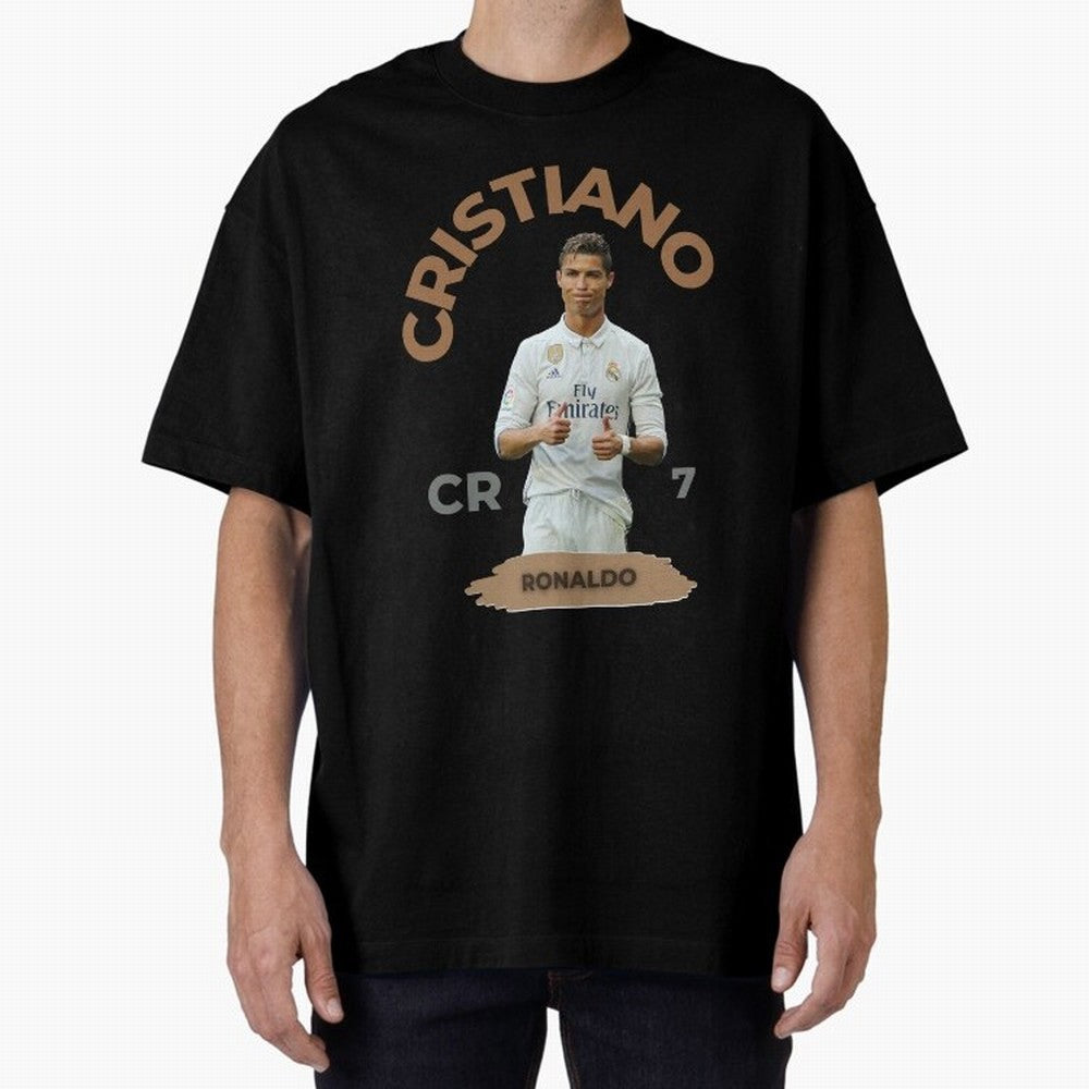 Essential Cristiano Ronaldo Siuuu Oversized T-Shirt Honor the Beautiful Game during FIFA World Cup 2026 USA Canada Mexico Spirit, Filled with Brazil, Portugal and Argentina, Haaland, Retro Football Energy, Iconic Rivalries, Trophy Chase Drama and