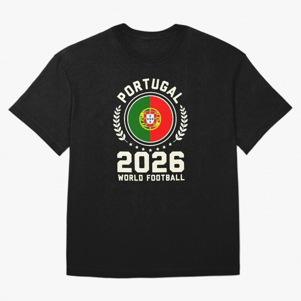 Portugal 2026 World Football Oversized T-Shirt Support Your Favorite Stars during Match Day Hype around FIFA World Cup 2026, Mbappe and Neymar, Argentina, France and Brazil, Goal Celebration Energy, Supporter Heritage, Football Icons and Worldwide
