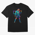 Ronaldo Cr7 Wpap Art Oversized T-Shirt Share the Excitement of FIFA World Cup 2026 USA Canada Mexico for Fans of Cristiano Ronaldo and Portugal, Spain and Germany, Bringing Game Day Rituals, Football Legends, Country Pride and the Road to the