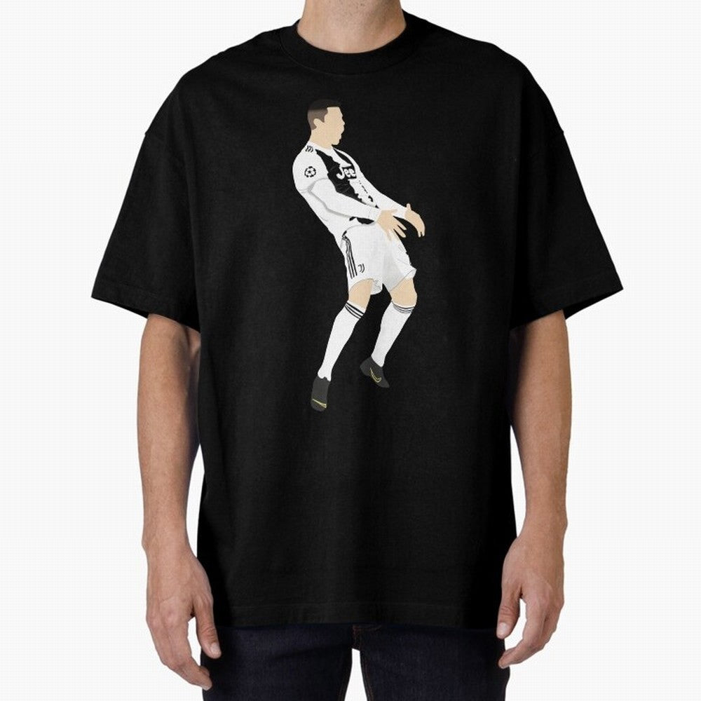 Cristiano Ronaldo Vs Atltico Oversized T-Shirt Live the Energy of FIFA World Cup 2026 Group Stage Spirit, Connected to Germany, Messi, Neymar and Mbappe, Football History, Final Match Energy, Crowd Noise and Once in a Lifetime Moments; Created for